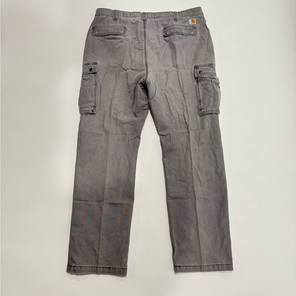 Carhartt Rugged Relaxed Fit Cargo Pants Distressed Washed Out Size 42x34 - Picture 2 of 6